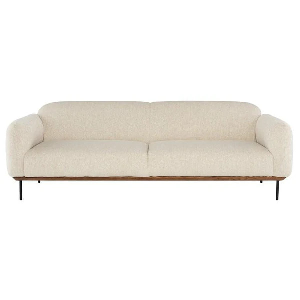 Nuevo Benson Triple Seat Sofa - Shell | Alchemy Fine Home