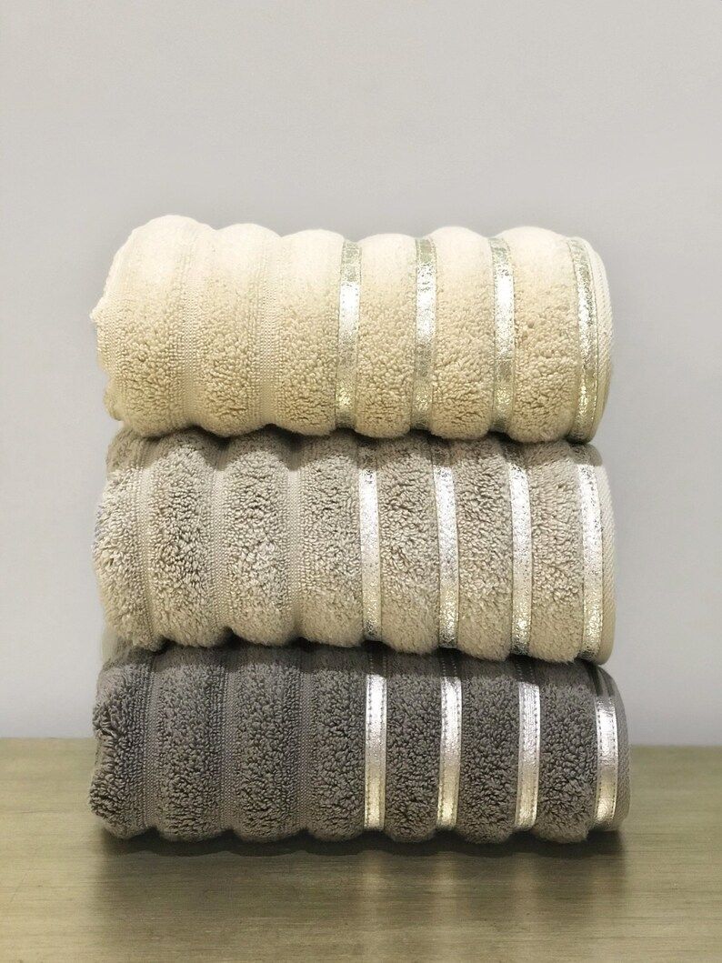 Bera Towel Set  Elegant Luxury Decorative Towels  Designer - Etsy | Etsy (US)