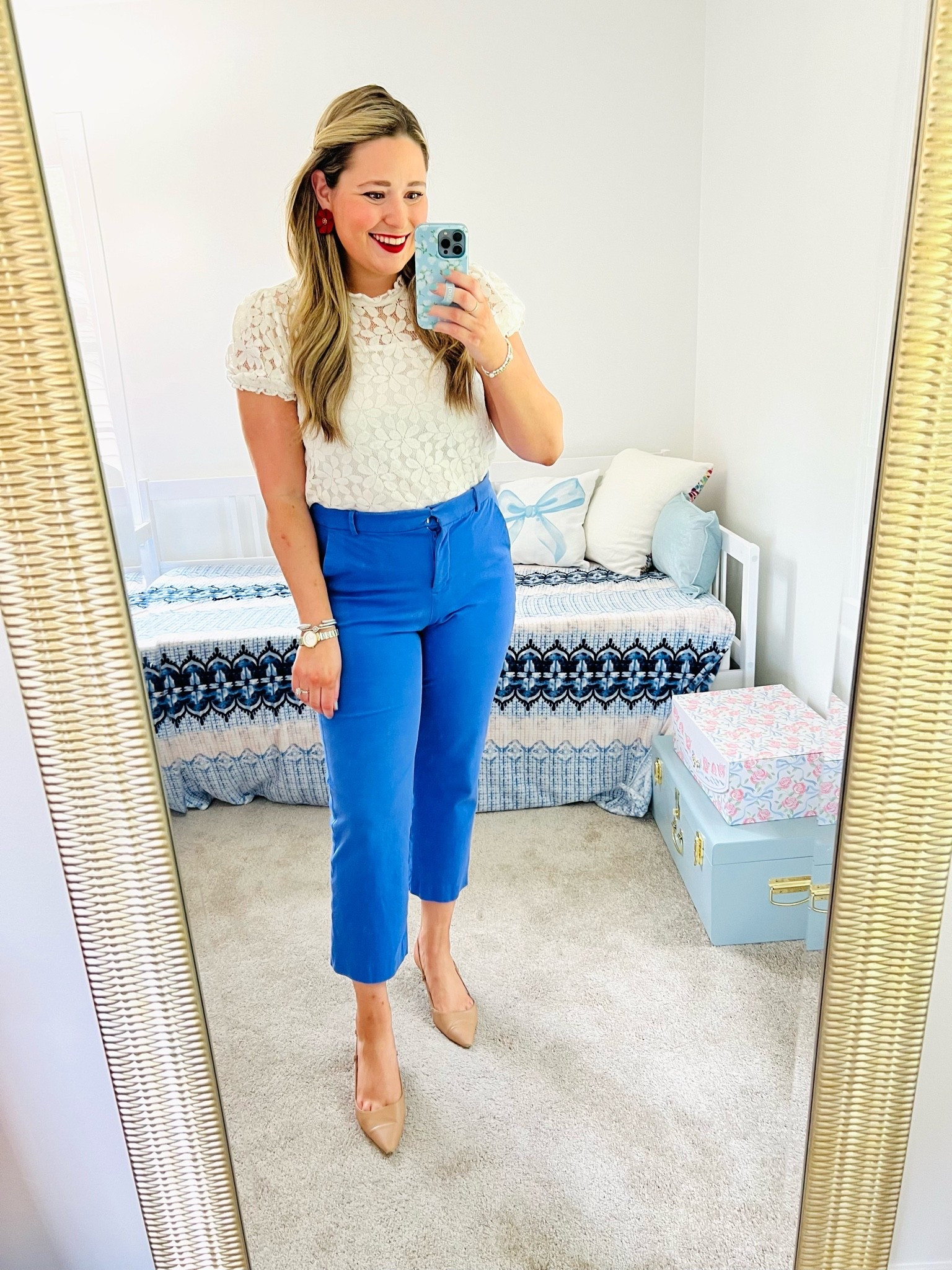 Blue and White || Workwear || Summer Work Outfit

#LTKootd #LTKWorkwear
