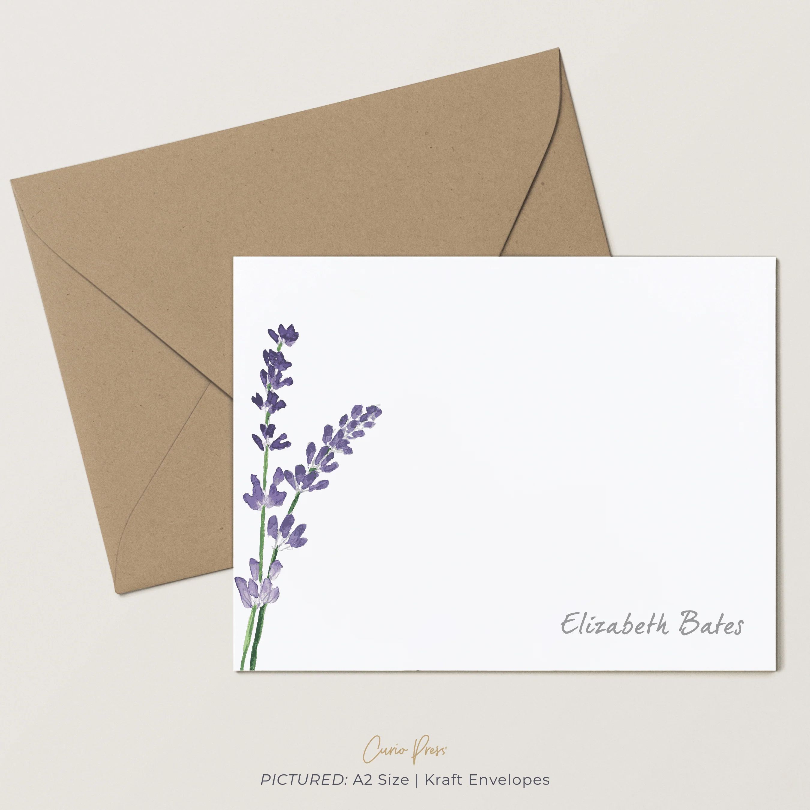 Lavender: Flat Card Set | Curio Press
