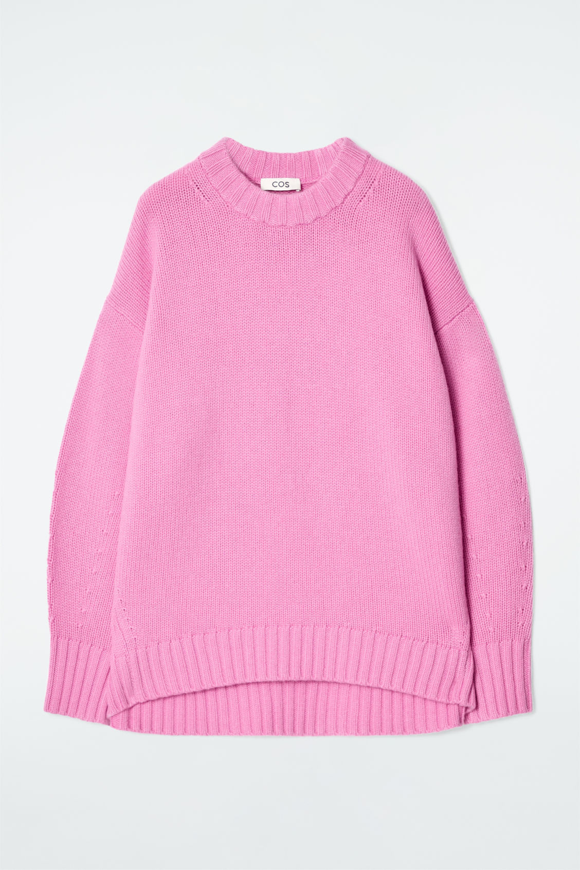 CHUNKY PURE CASHMERE CREW-NECK JUMPER | COS UK