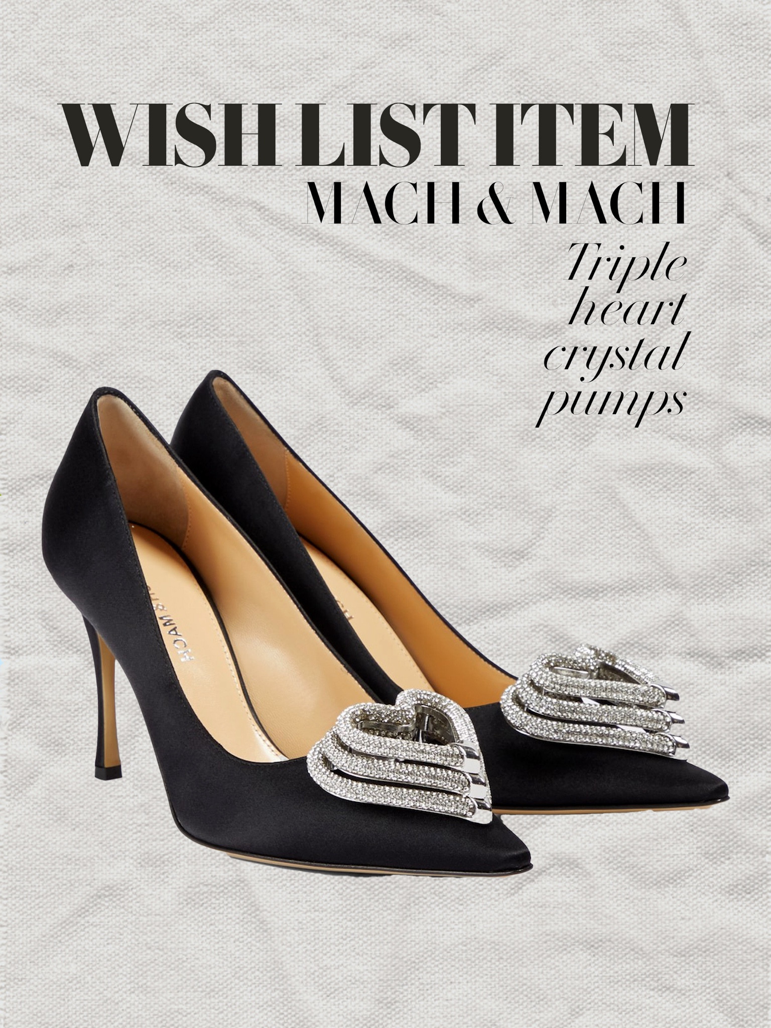 Taking the heart aesthetic to new heights and they’re in the sale 🩶🖤
Valentines Day outfit | Mach & Mach triple heart embellished crystal satin pumps | Aesthetic shoes | Designer sale shoes | Party heels | Pointed statement heels 

#LTKshoecrush #LTKsalealert #LTKwedding