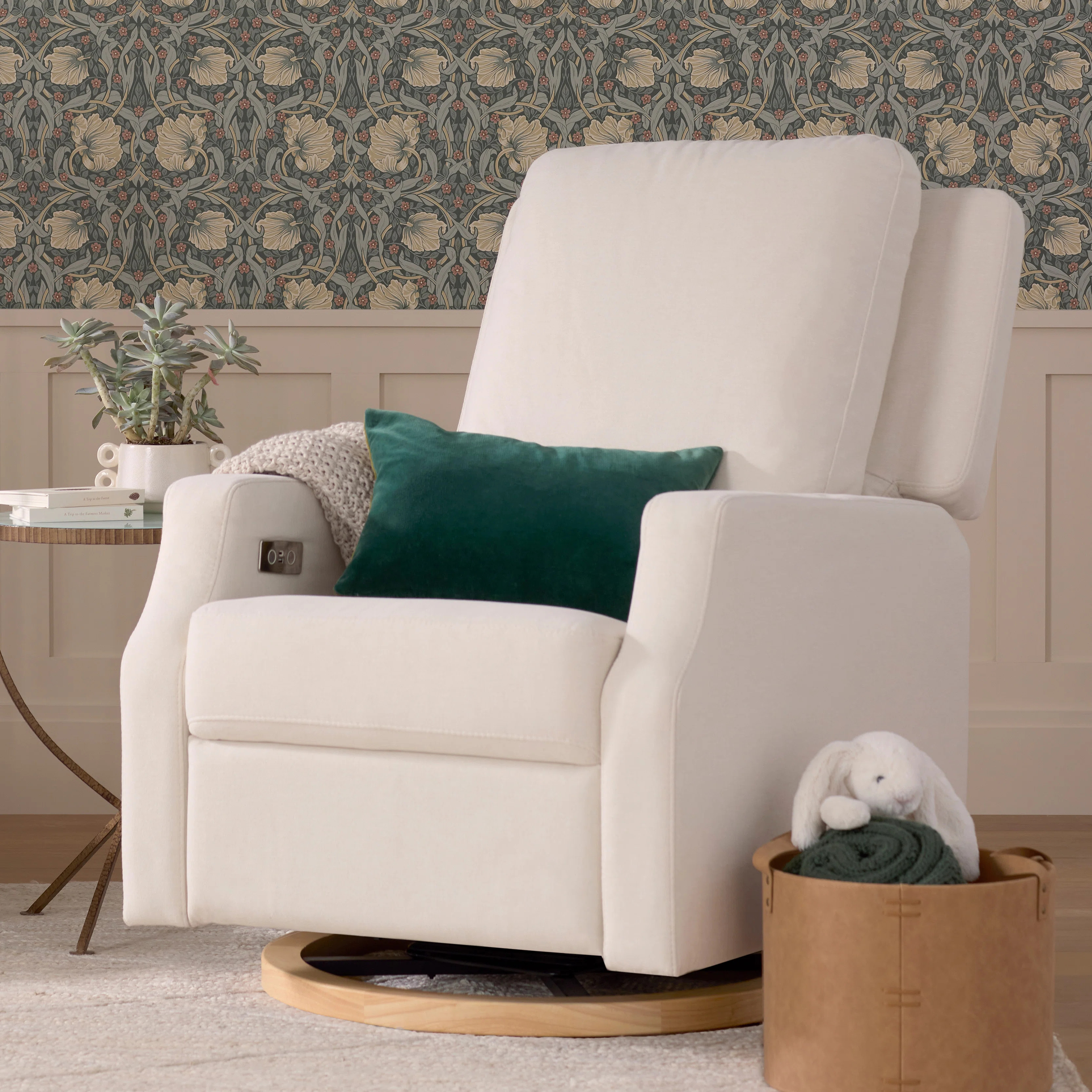 Crewe Electronic Recliner and Swivel Glider in Eco-Performance Fabric | Wayfair North America