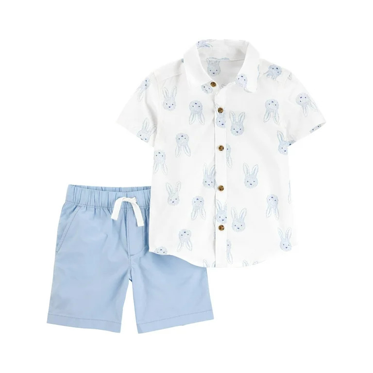 Carter's Child of Mine Toddler Boy Easter Outfit Set, 2-Piece, Sizes 12M-5T | Walmart (US)