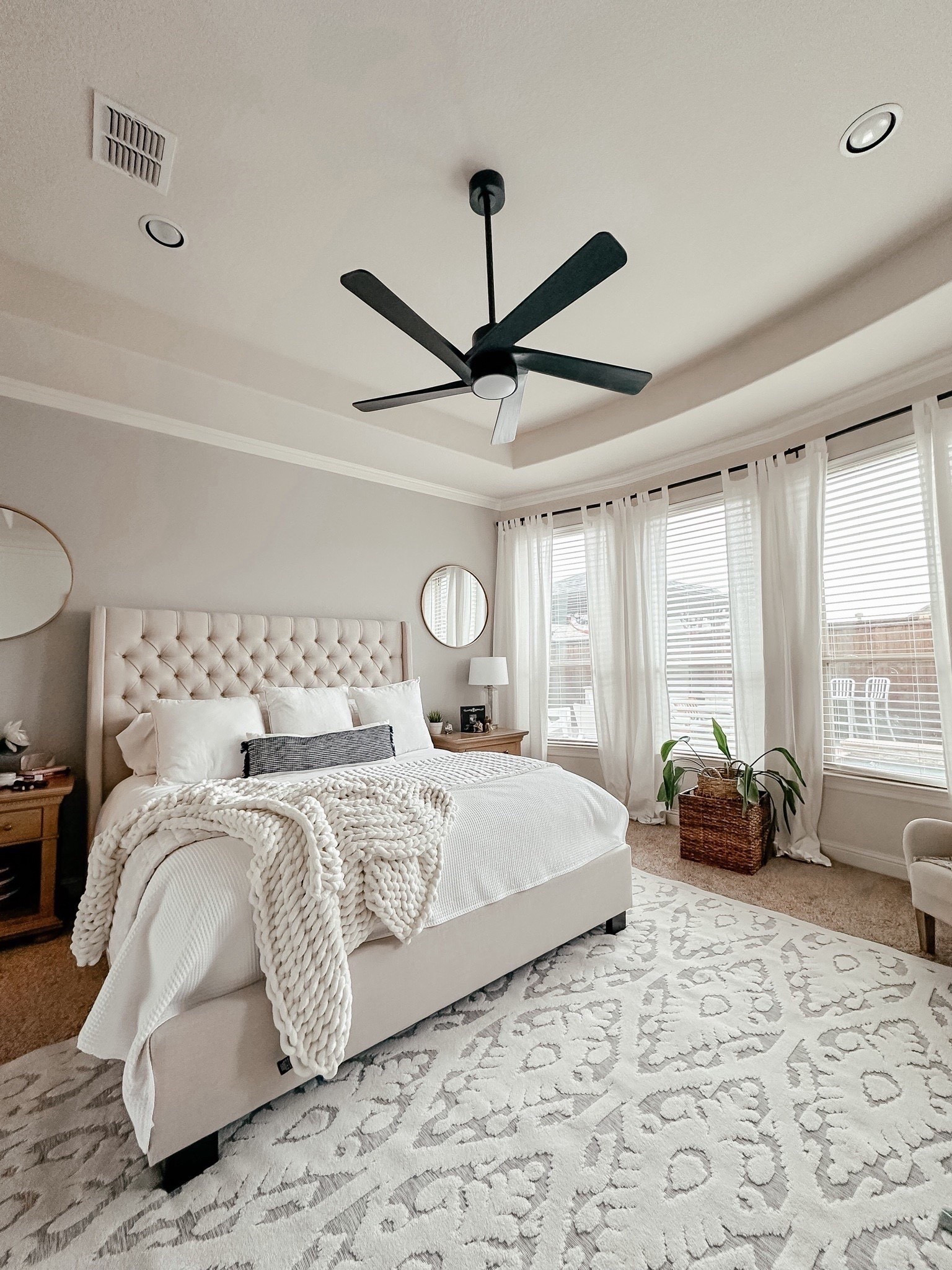 Primary bedroom. Neutral bedroom. Arched window. Rug. Primary bedroom  

#LTKhome #LTKMostLoved

#LTKmomlife #LTKHome #LTKselfcare