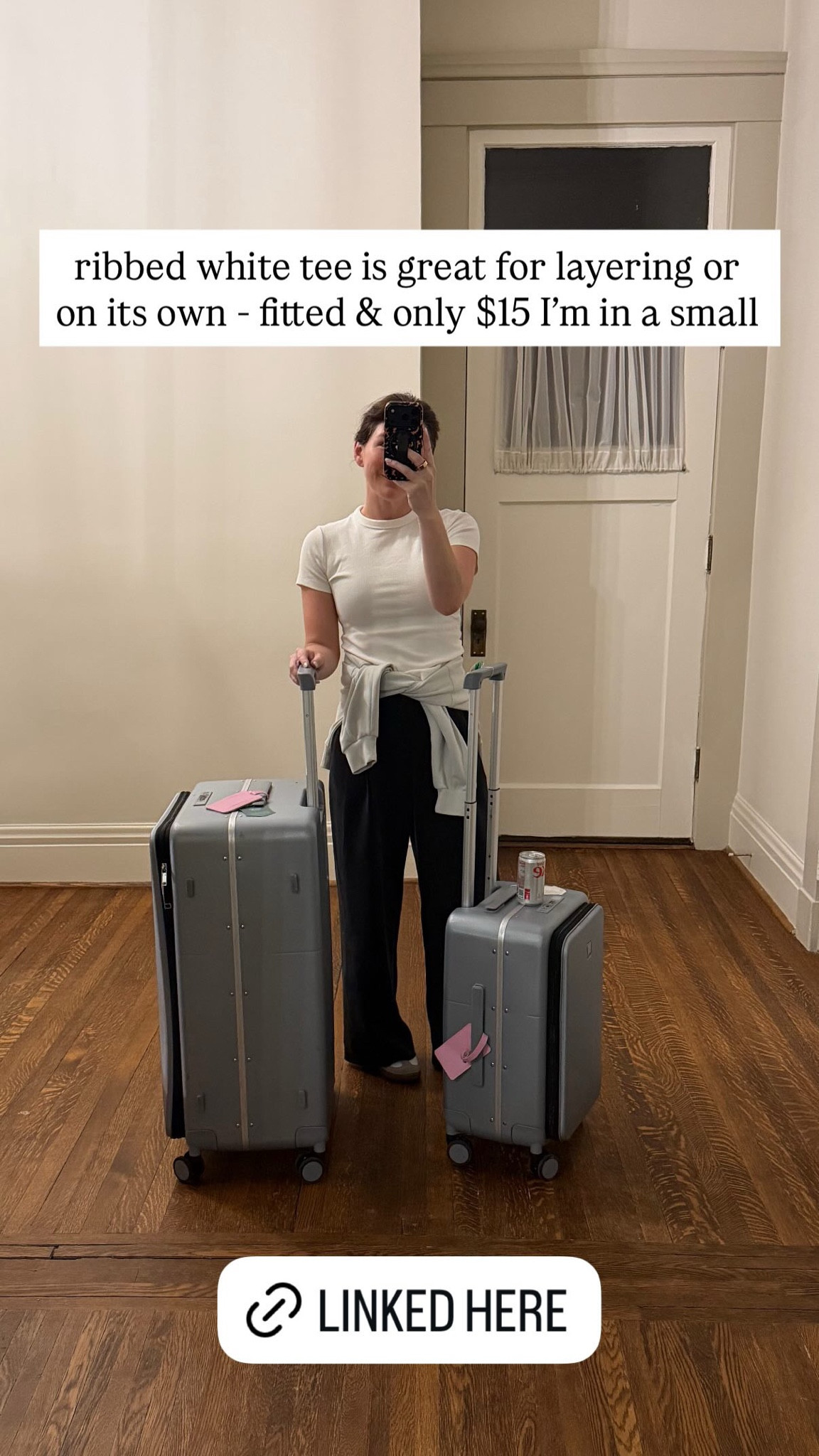 ribbed white tee is great for layering or on its own - fitted & only $15 I'm in a small

#LTKdayinmylife #LTKootd #LTKTravel