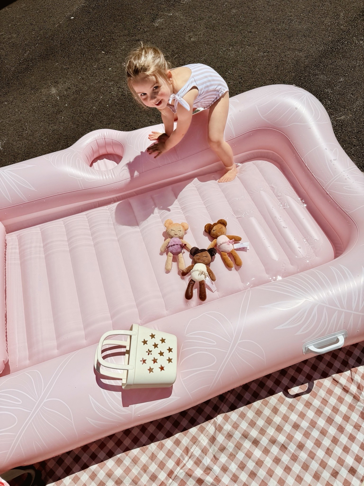 My favorite thing ever - tanning pool 💦

#LTKMothersDay #LTKSeasonal #LTKmomlife