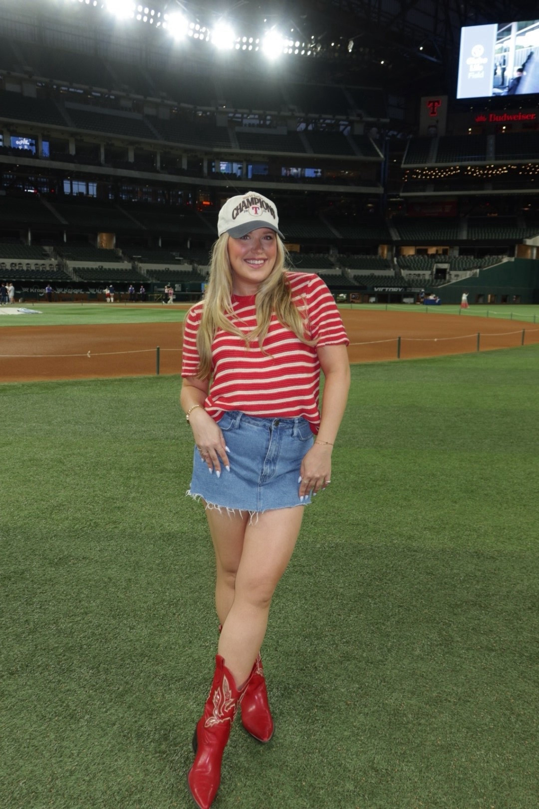 Texas Rangers Baseball game outfit 

#LTKSaleAlert #LTKSeasonal #LTKgrwm