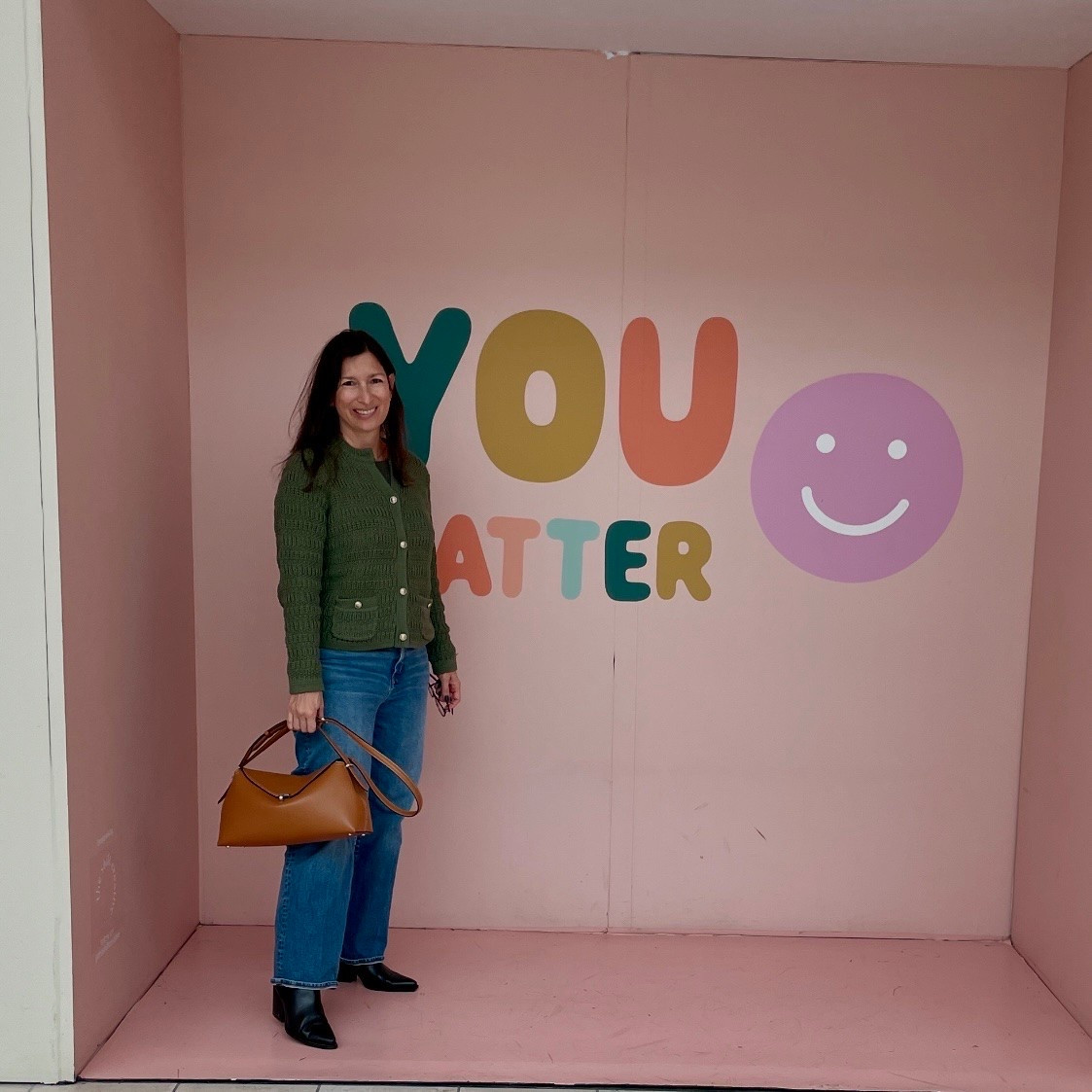 Manifesting fall outfit ideas in front of a “You Matter” wall 😆🤪 looking forward to cooler temperatures and cozy fall sweaters 🙌 this one is on sale for a limited time 💃🏻🙌❤️

#LTKootd #LTKSaleAlert #LTKPetite