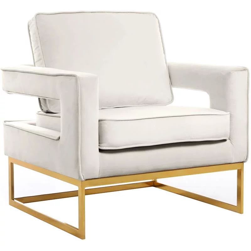 Costway Armless Accent Chair Modern Velvet Leisure Chair Single Upholstered Green | Walmart (US)