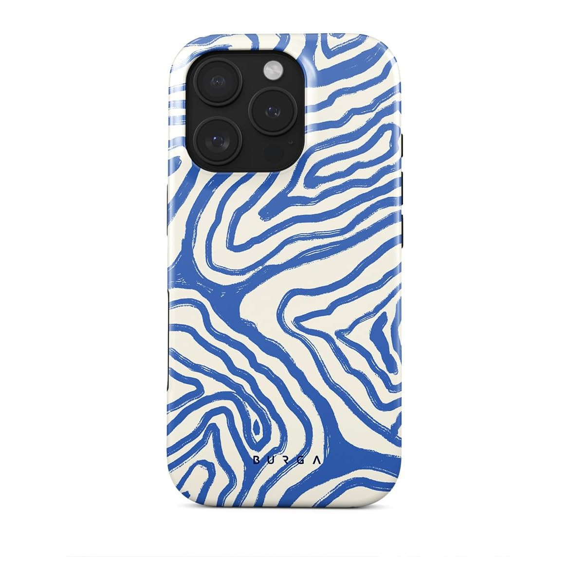 BURGA Phone Case for iPhone 16 Pro Max - Cute, Trendy, Aesthetic, Pattern Phone Cover, Hard Shell Protection - fits Apple iPhone 16 Pro Max Case for Women and Men, Seven Seas | Amazon (US)
