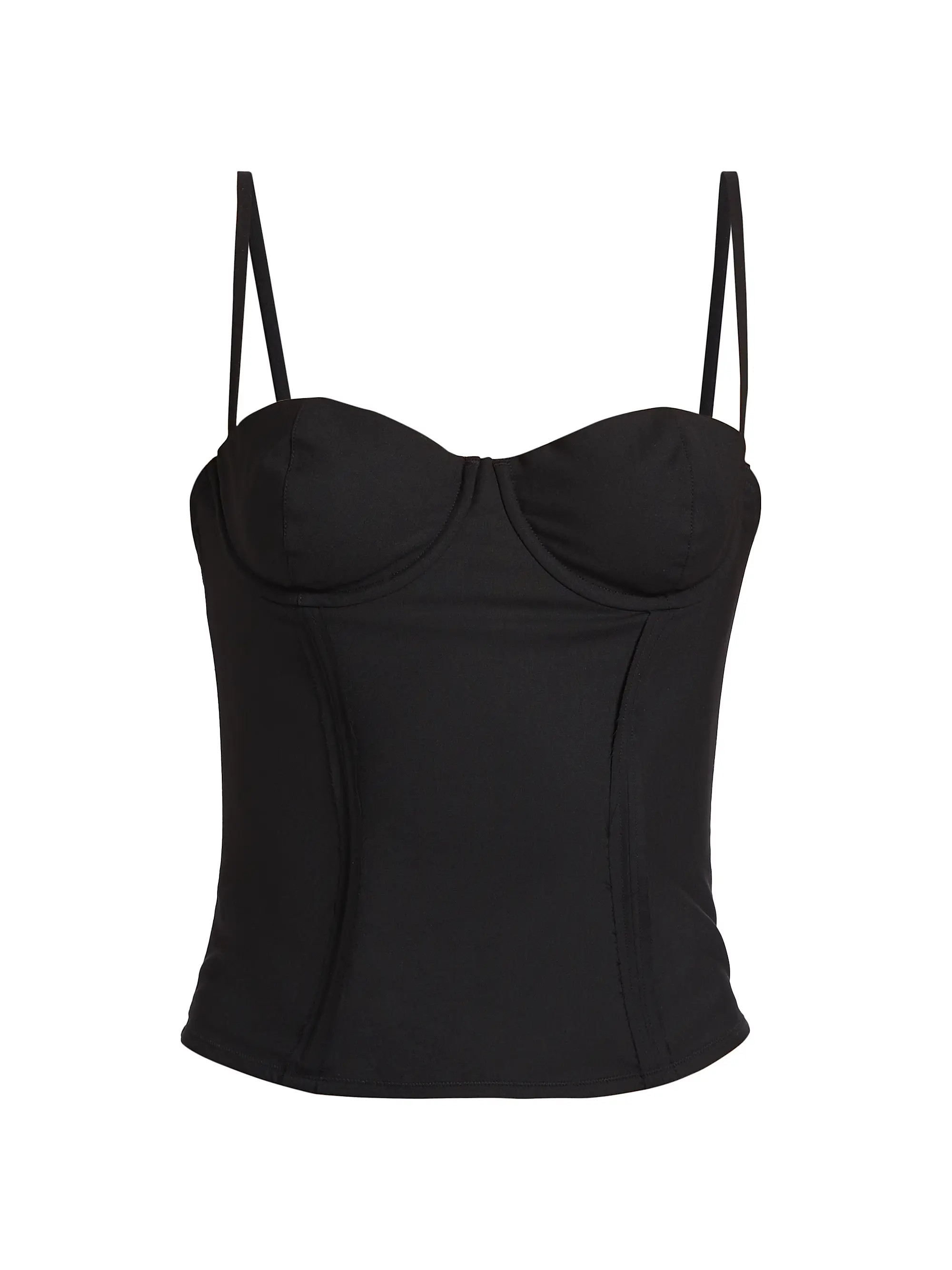 Exposed Seam Wool-Blend Bustier | Saks Fifth Avenue