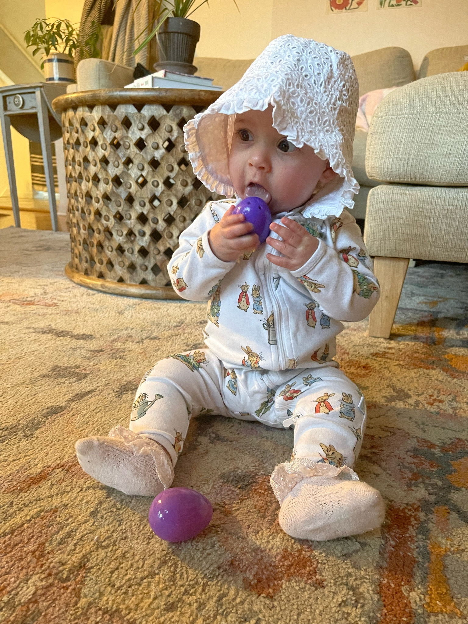 Floral bonnet season 🤍👒

#LTKSeasonal #LTKfamily #LTKbaby