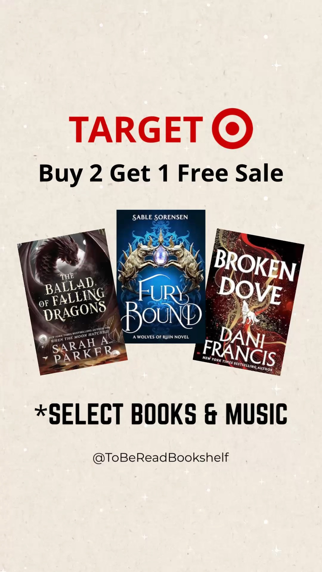 Don’t miss Target’s Buy 2 Get 1 Free Sale on select books and music. 

Ends June 21st

#LTKselfcare #LTKmomlife #LTKSaleAlert