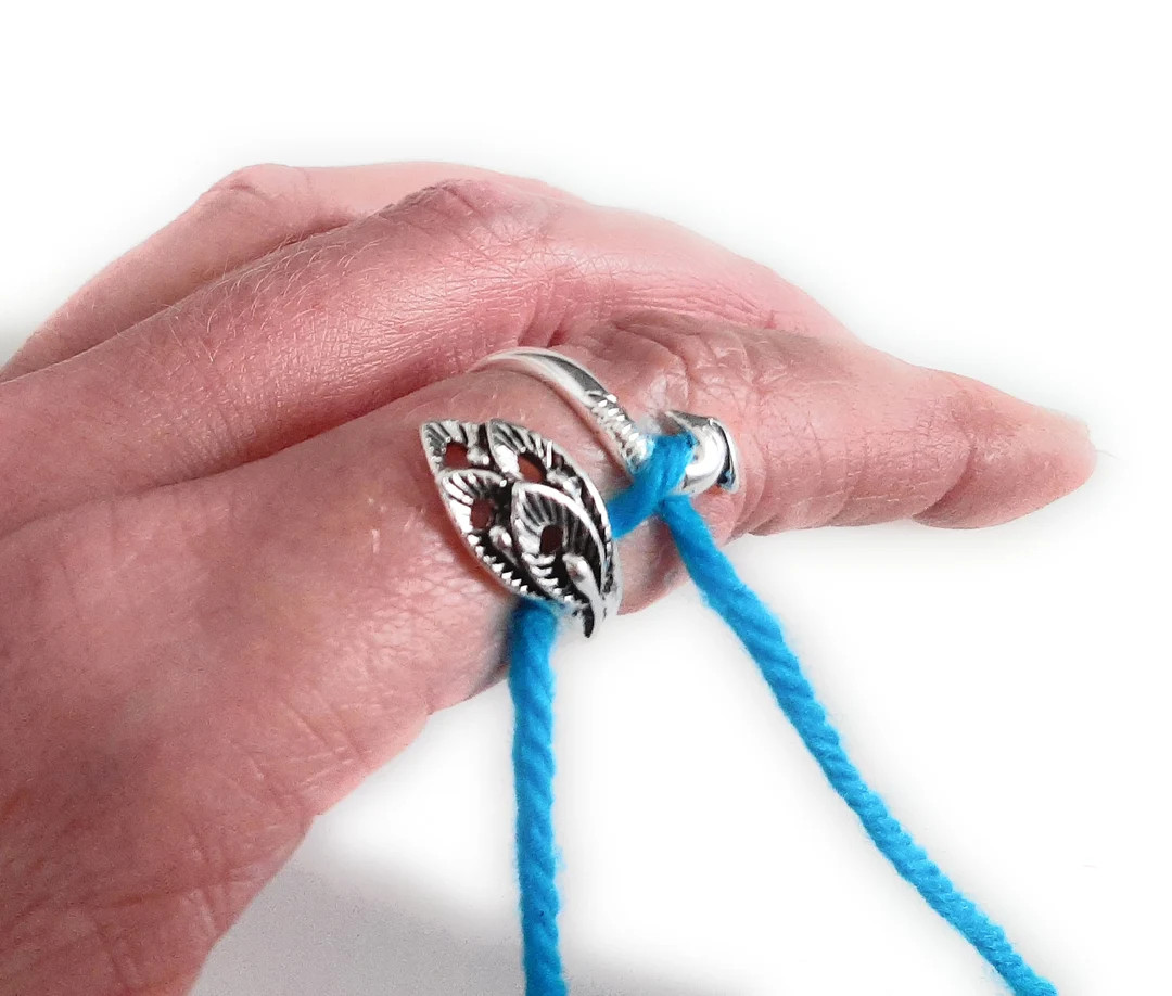 Silver Yarn Tension Ring Peacock, Swan, Music Note, Cat Style-adjustable-beginner Knitting Croche... | Etsy (US)
