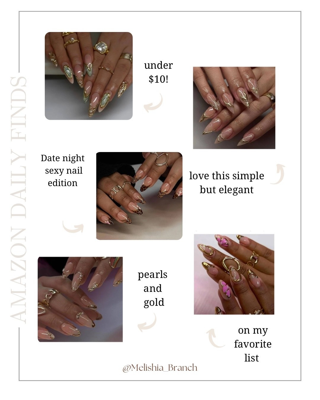 Amazon daily press on nail finds 💅🏾 

#LTKBeauty #LTKFindsUnder50 #LTKU