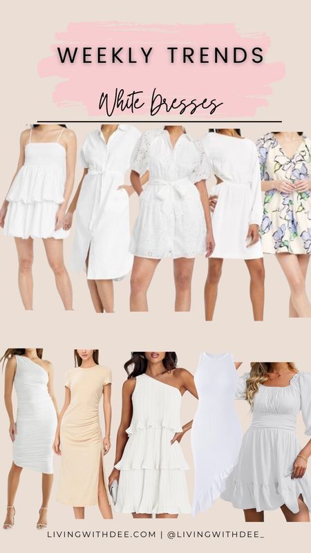 Weekly Trends: White Dresses 👗 Spring Fashion | Spring Dresses | Midsize | Amazon | Target | Walmartt

#LTKfindsunder100 #LTKmidsize #LTKfindsunder50