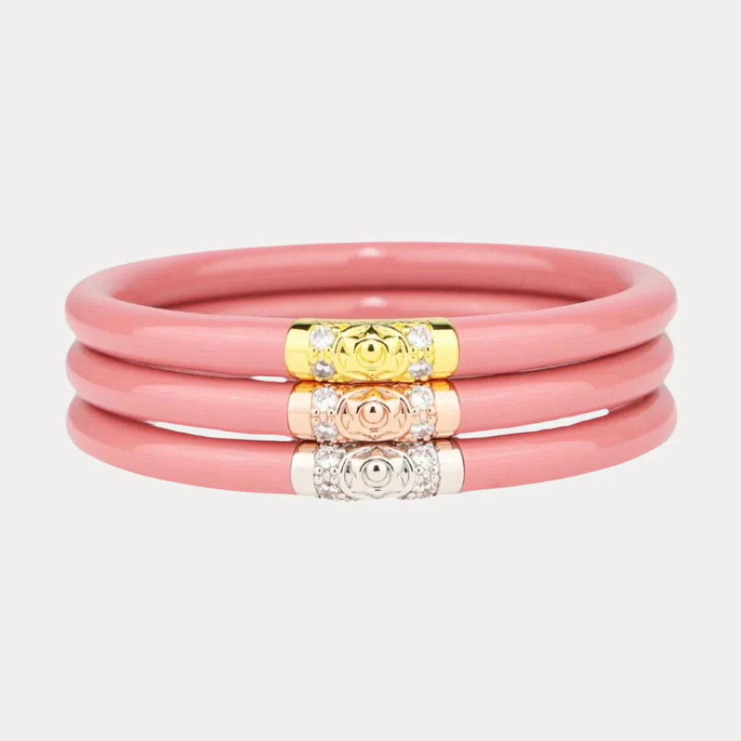 Three Kings All Weather Bangles® (AWB®) - Blush | BuDhaGirl