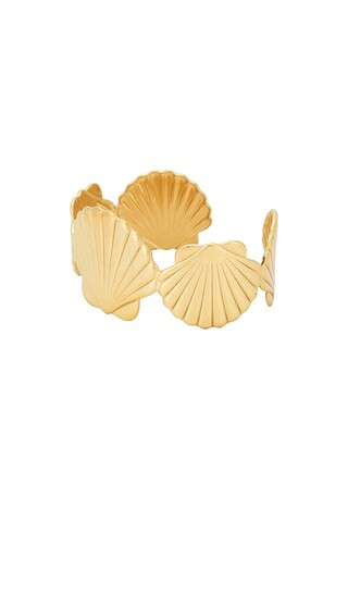 Shell Cuff in Waterproof & Gold | Revolve Clothing (Global)