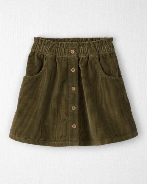 Girls Organic Cotton Corduroy Skirt - Little Planet | Carter's | Carter's Inc