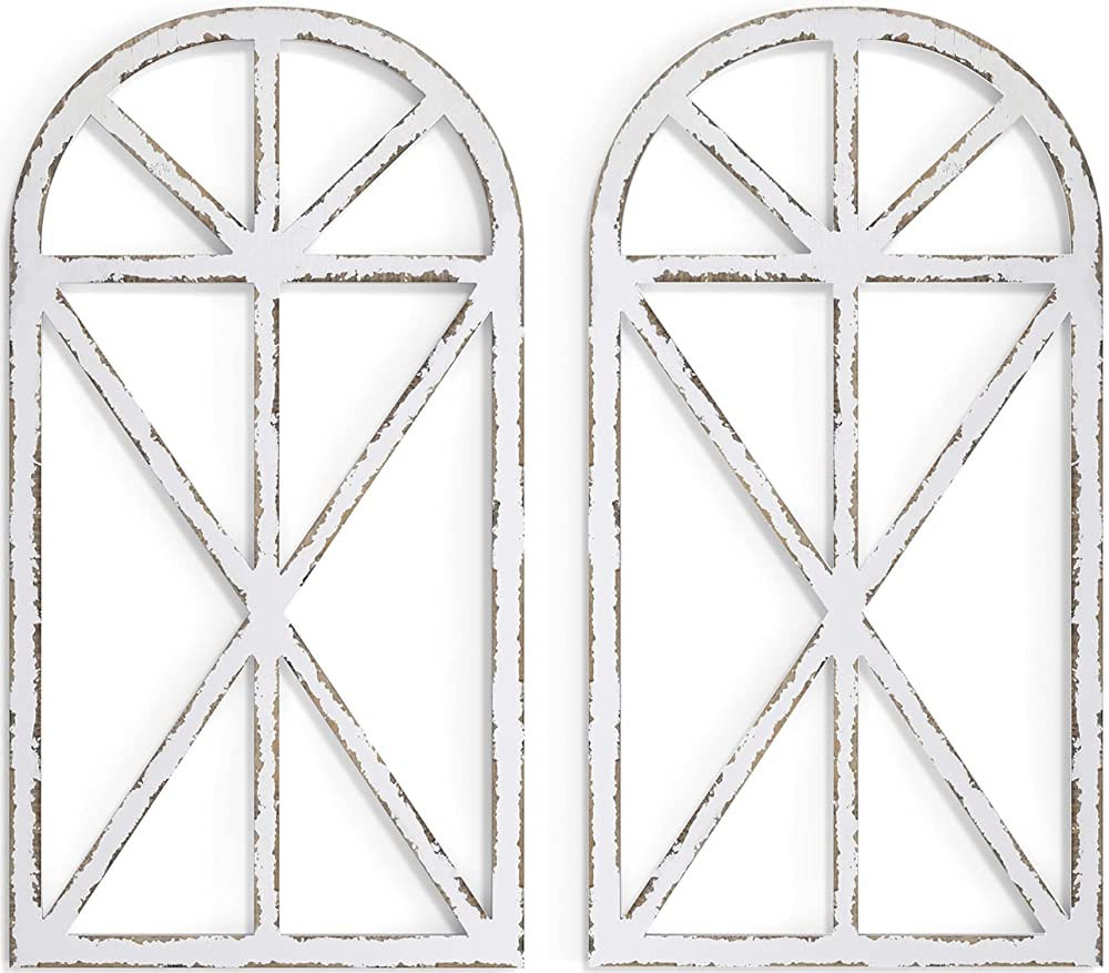 Barnyard Designs 15.75x31.5 Rustic Window Frame Wall Decor, Farmhouse Window Wall Decor, Vintage ... | Amazon (US)