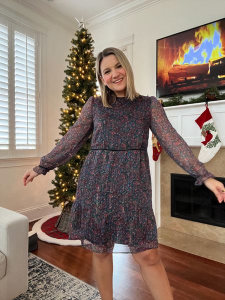 This swing dress is so comfy - and 40% off! I got a petite small and it’s loose around the waist but I think that’s how it’s supposed to be! 

#LTKCyberweek #LTKSeasonal #LTKHoliday
