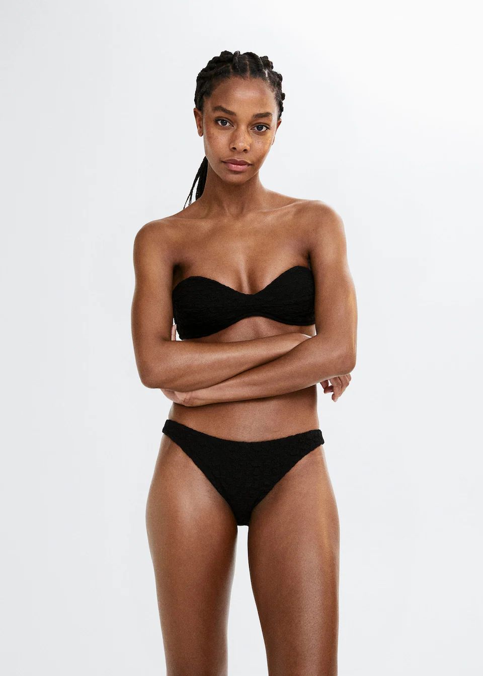 Textured bikini top | MANGO (US)