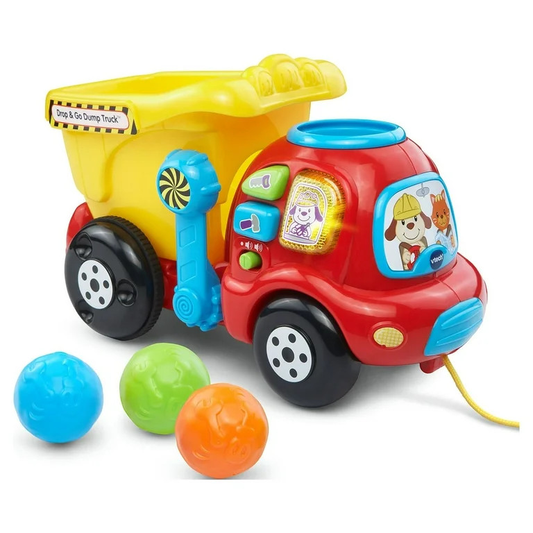 VTech, Drop and Go Dump Truck, Toddler Toy, Construction Toy | Walmart (US)