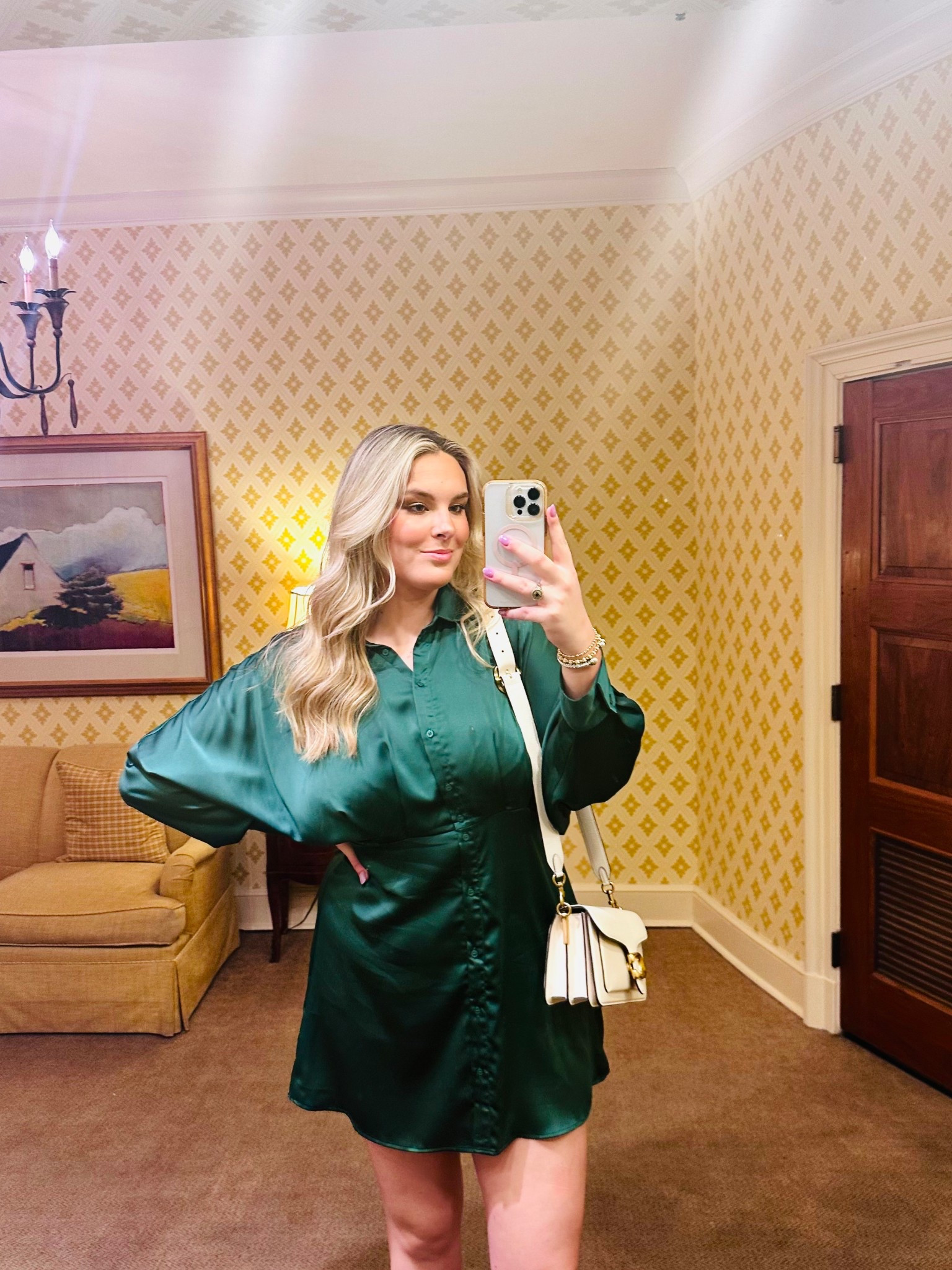 A green dress moment ☘️☘️

#LTKFindsUnder100 #LTKBeauty #LTKStyleTip