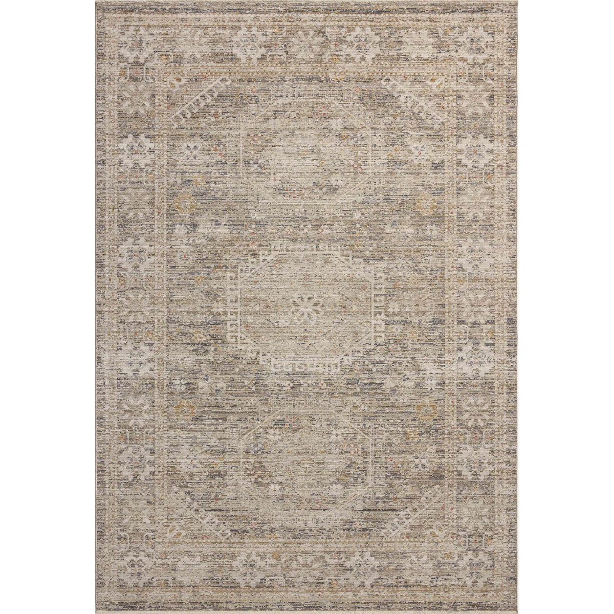 Chris Loves Julia x Loloi Ida Taupe / Multi Area Rug | Wayfair North America