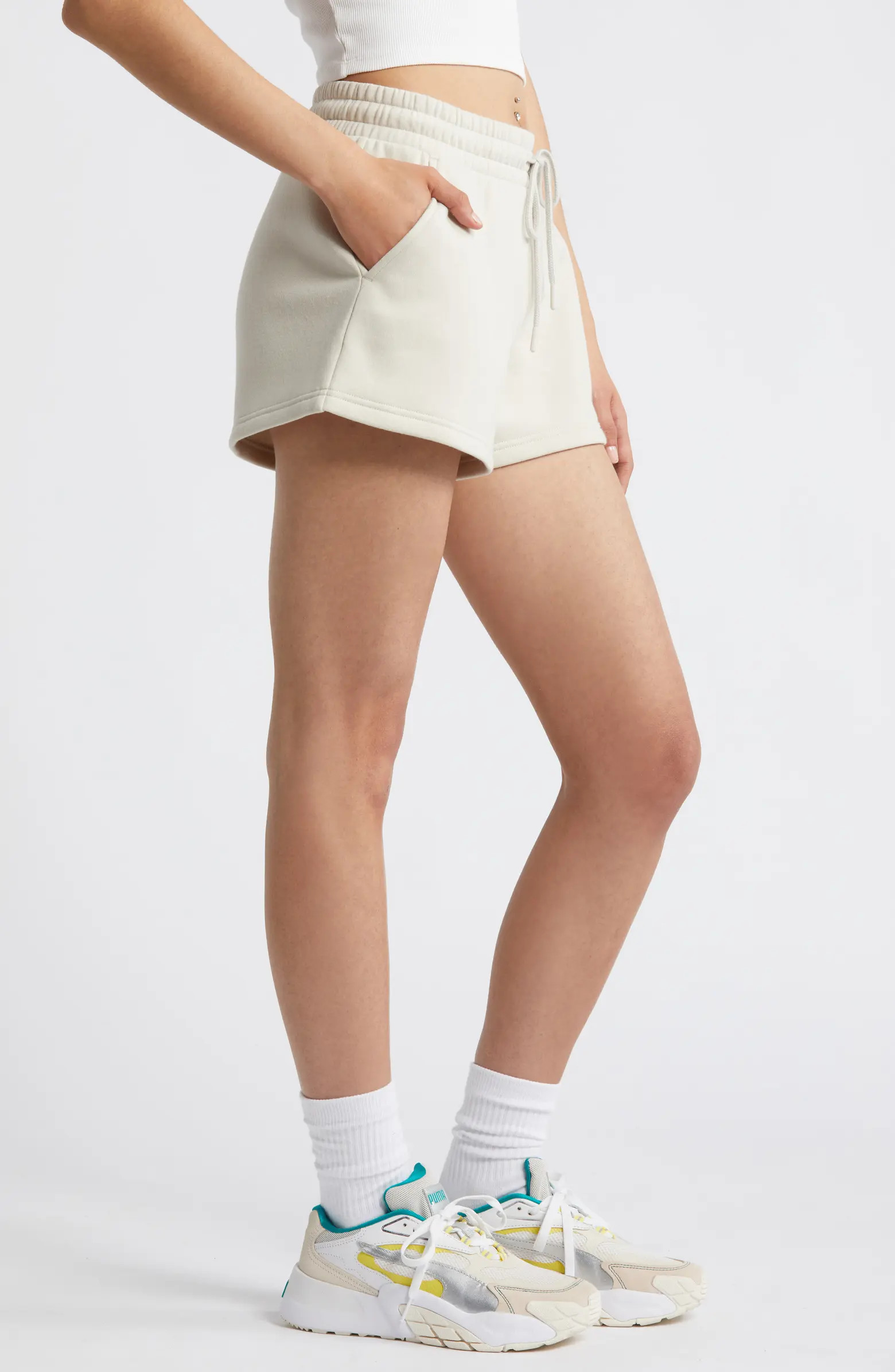 BP. Elastic Waist Fleece Shorts | Nordstrom | Nordstrom