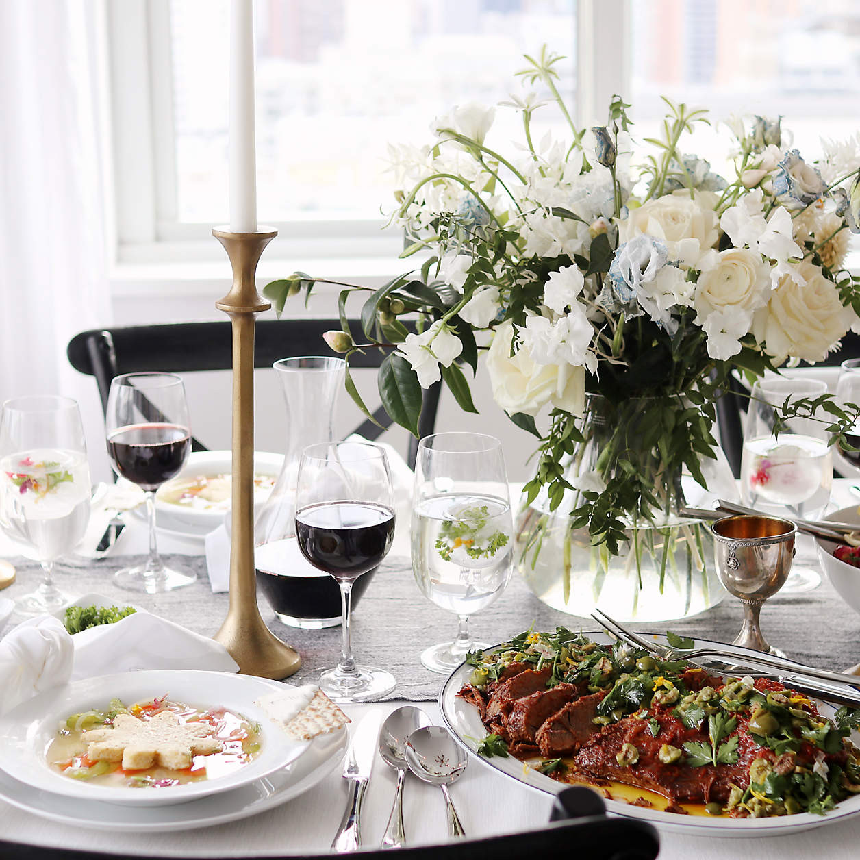 Emmett Antique Brass Taper Candle Holders, Set of 3 + Reviews | Crate & Barrel | Crate & Barrel