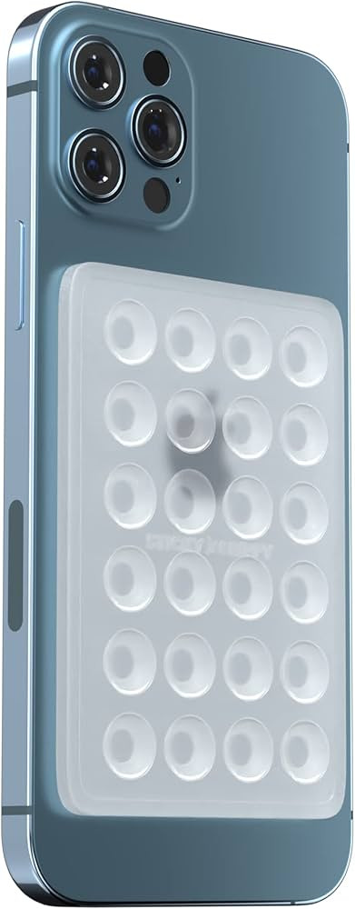 StickyGrippy Suction Phone Case Mount, Silicon Adhesive Phone Accessory for iPhone and Android, H... | Amazon (US)