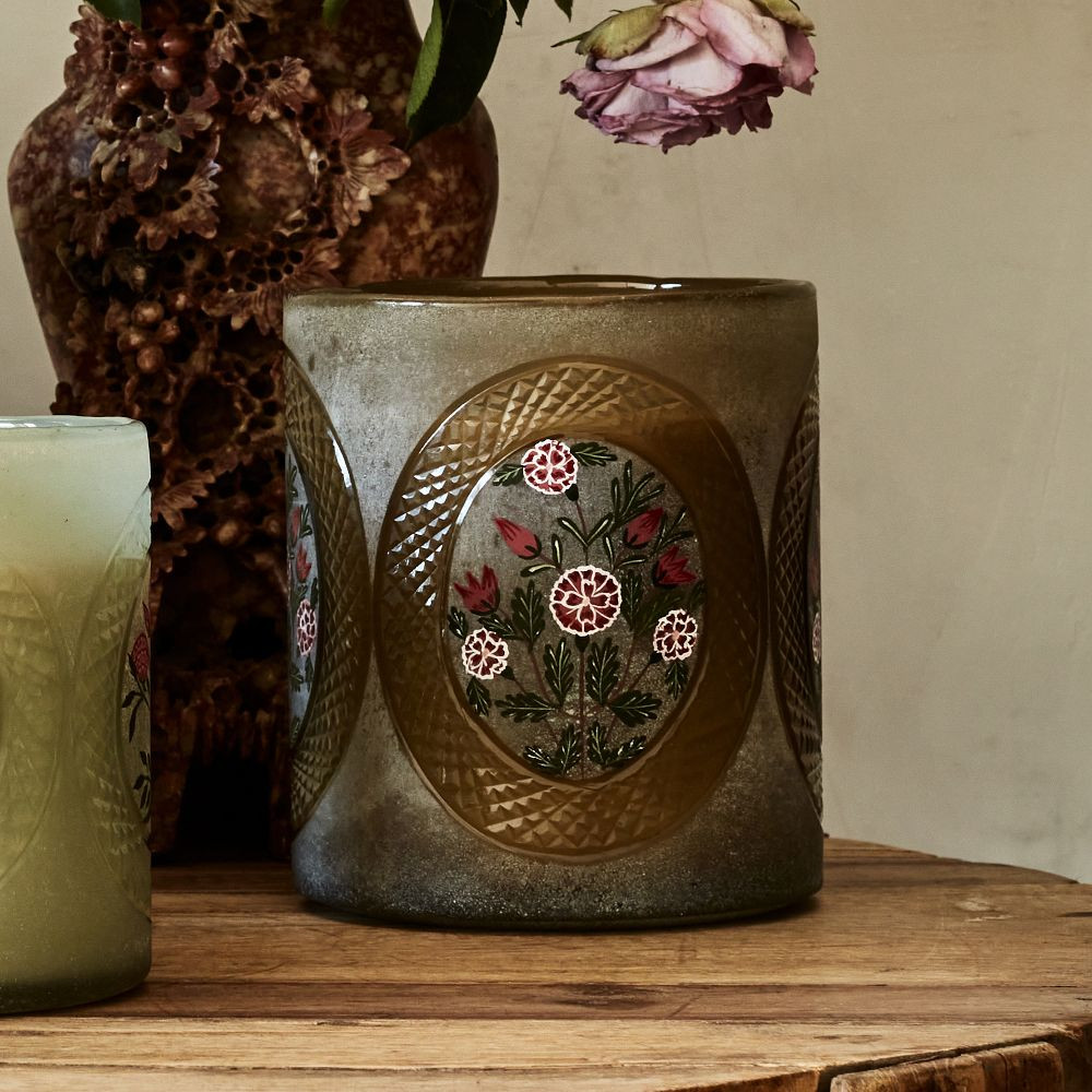 Hand-Painted Decorative Candles | GreenRow
