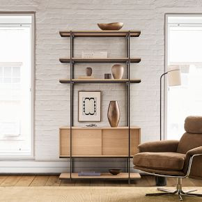 Pierce Narrow Storage Shelf Unit (42") | West Elm (US)