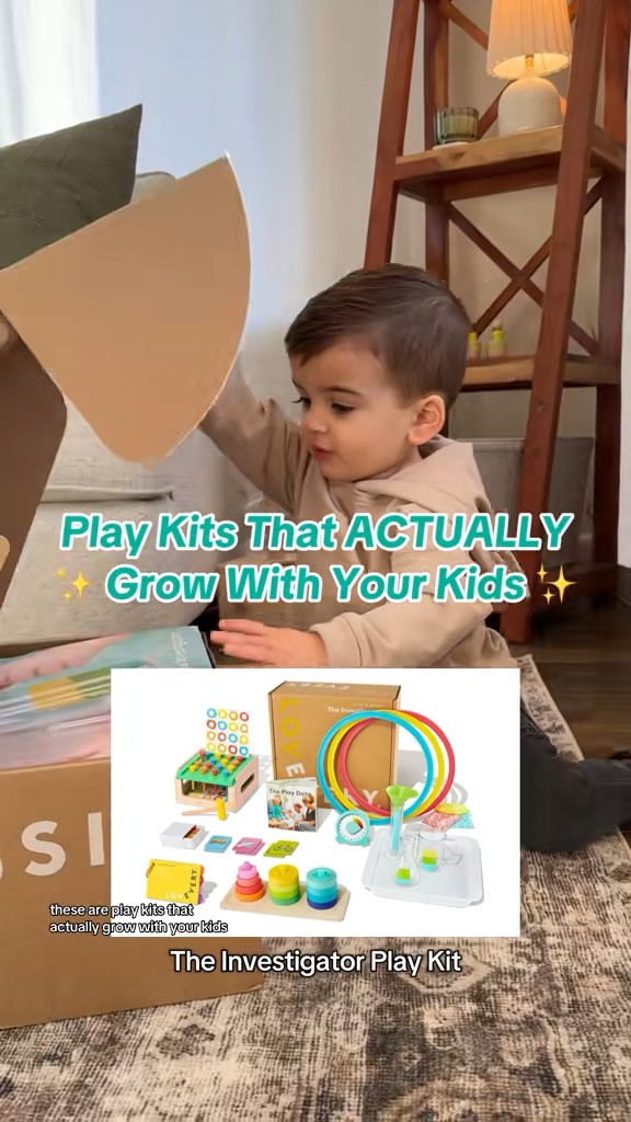 ✨ Investing in toys that I know my kids will be able to enjoy for years!! ✨ I love that each play kit is designed for the developmental needs of a specific age range, but they can also be modified to “grow with” your child! #kidstoys #toys #toddler #mom

#LTKBaby #LTKFamily #LTKKids