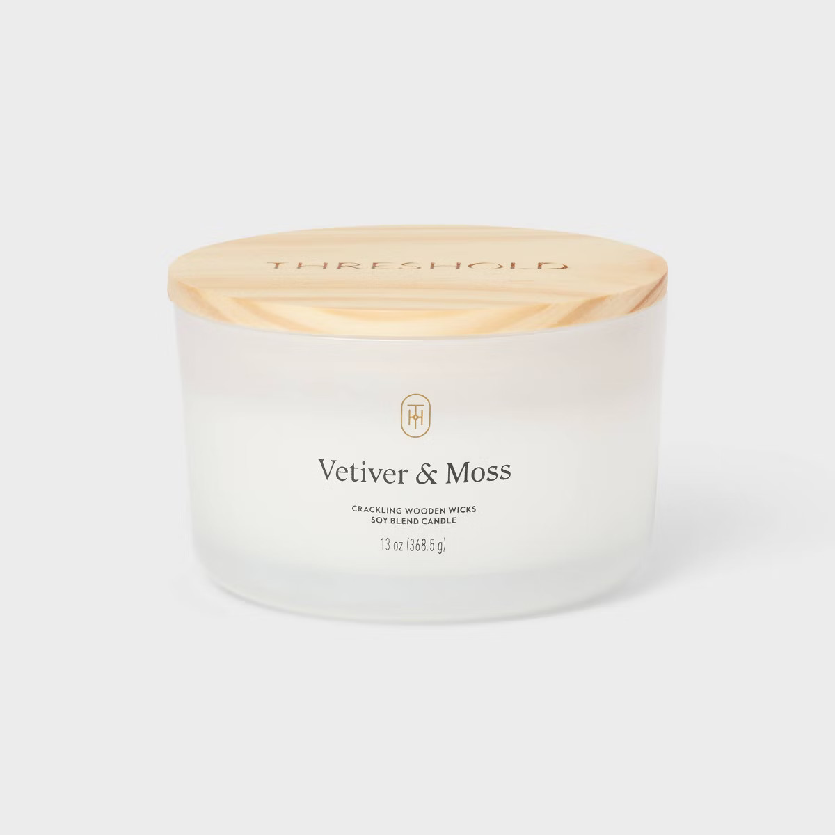 Glass Wooden Wick Jar Candle - Threshold™ | Target