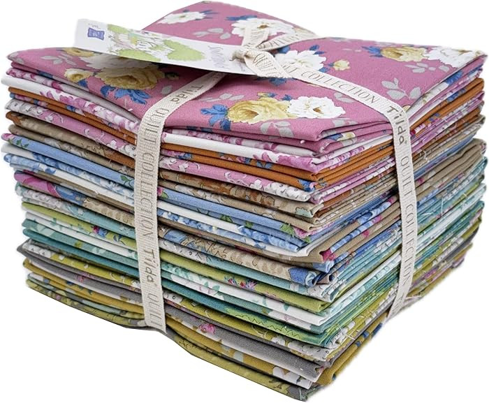 Sunday Brunch Fat Quarter Bundle, 20 Pieces - by Tilda Fabrics | Amazon (US)
