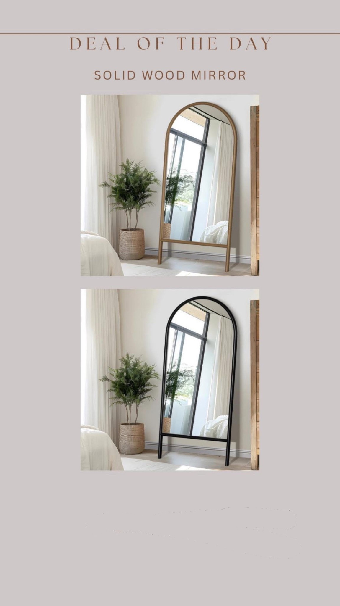 Omg!! One of my favorite @wayfair solid wood mirrors just restocked & is on sale!!!!! #wayfair #wayfairpartner #ad

#LTKSpringSale #LTKSaleAlert #LTKHome