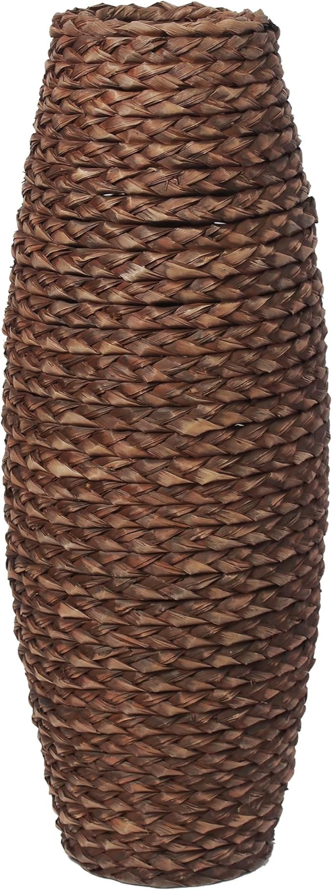 Hosley® Timeless Tranquility 24" High Wood and Grass Floor Vase Elevate Your Space with Natural ... | Amazon (US)