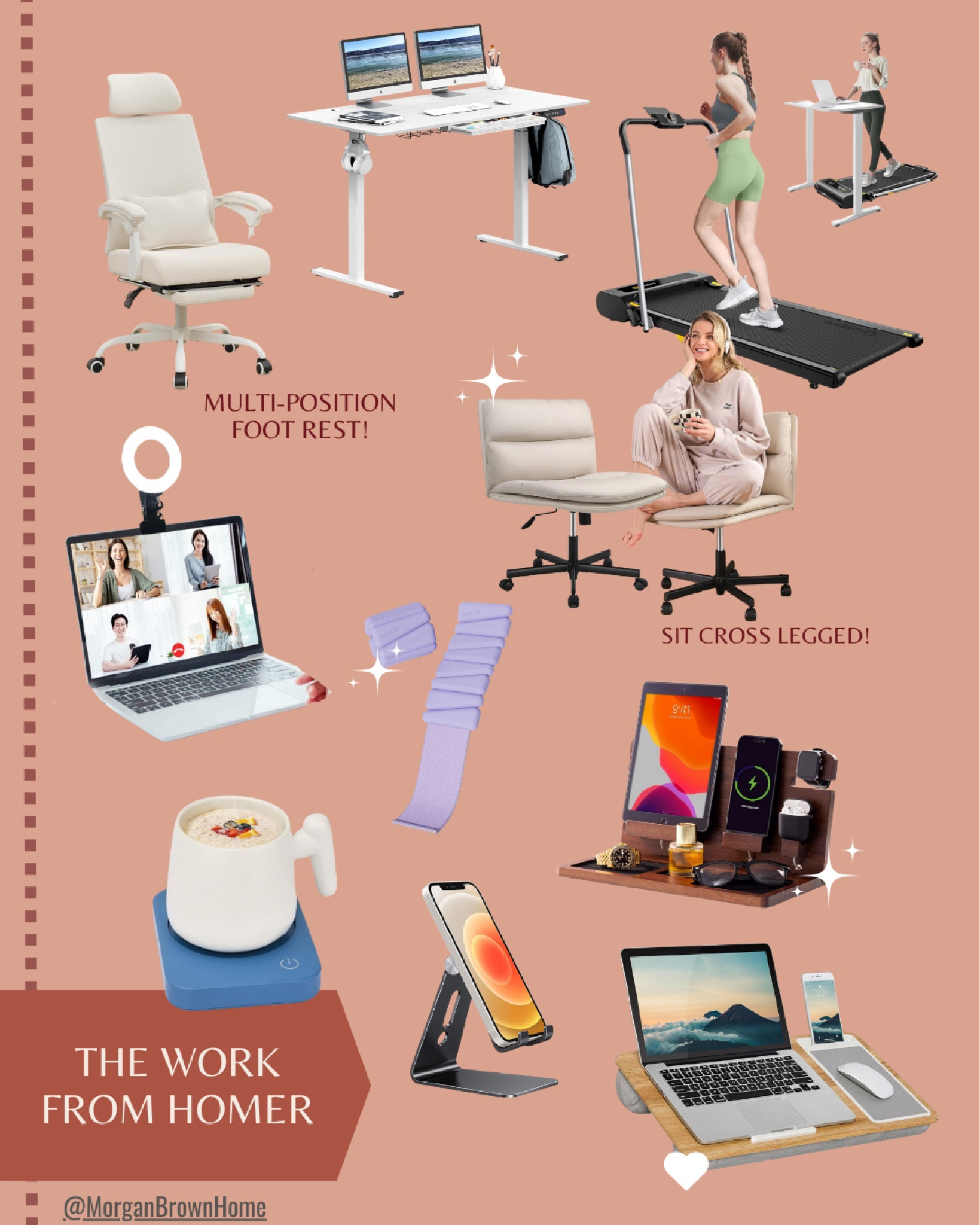 Gifts for the work-from-homer! Comfort and style to make their home office a dream. #giftguide2024 #shopmorganbrownhome

#LTKhome #LTKSeasonal