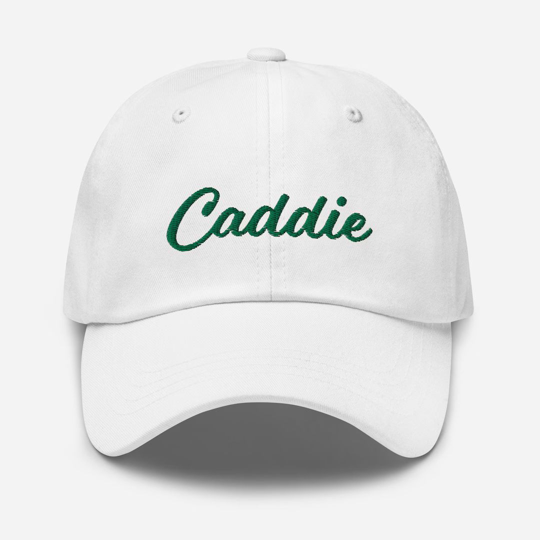 Caddie Hat Golf Gift green Embroidery - Etsy | Etsy (US)
