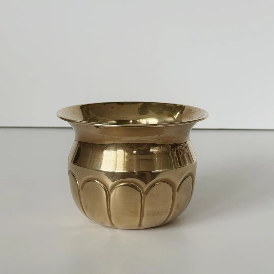 Vintage 5\u201d Brass Planter - Etsy | Etsy (Global)
