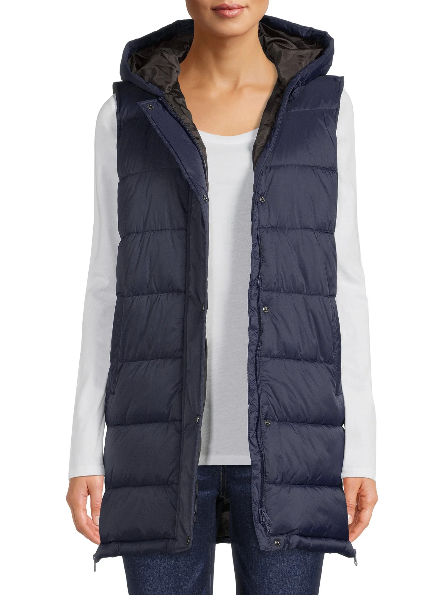 Swiss Tech Women's and Plus Hooded Tunic Vest - Walmart.com | Walmart (US)