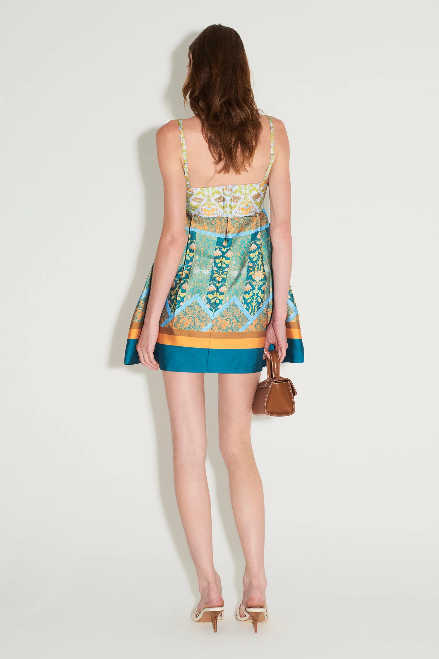 Hayes Mini Dress Floral Tile | Hansen and Gretel