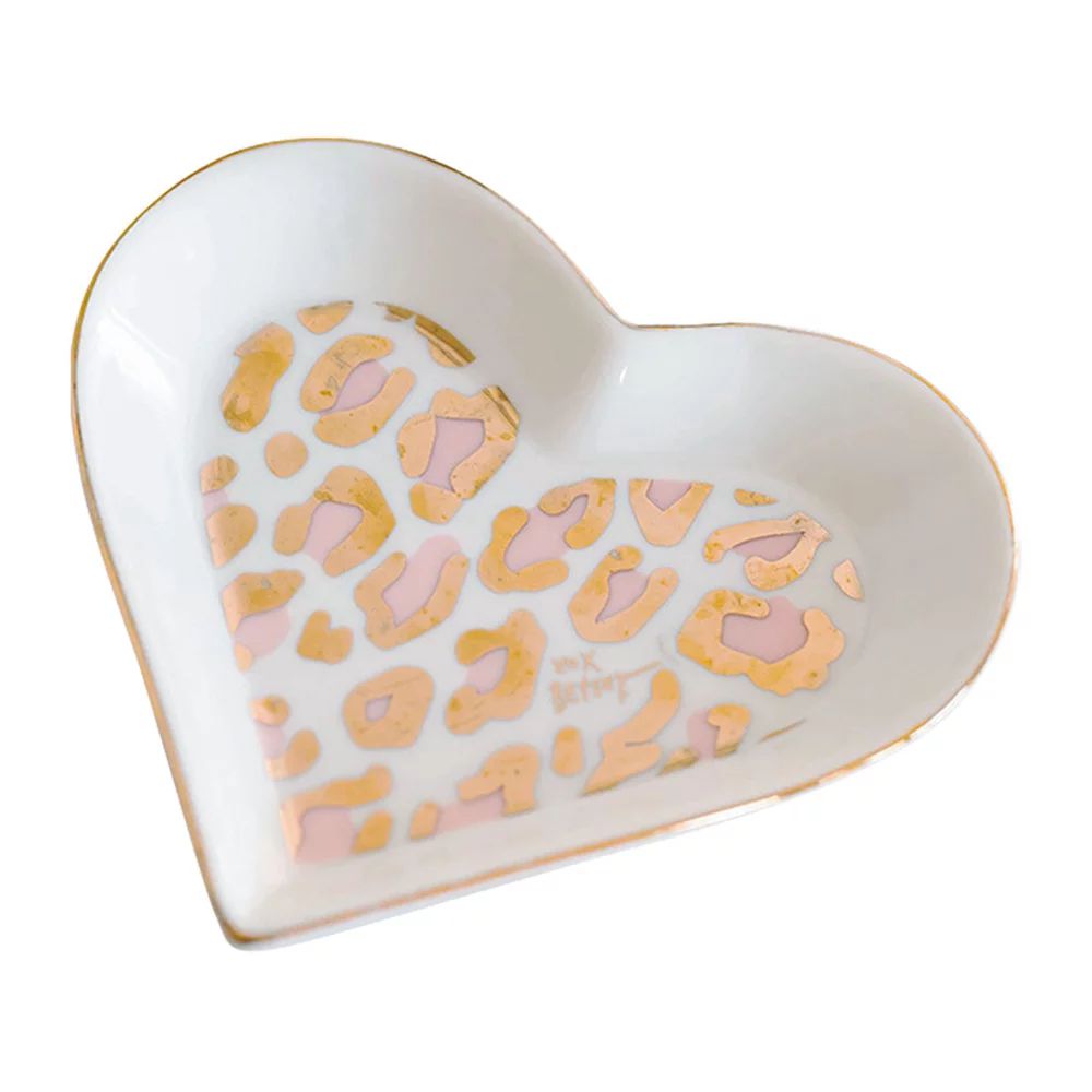Small Heart Shape Ceramic Jewelry Dish Porcelain Plate Handpainted Storage Dish Decorative Tray T... | Walmart (US)