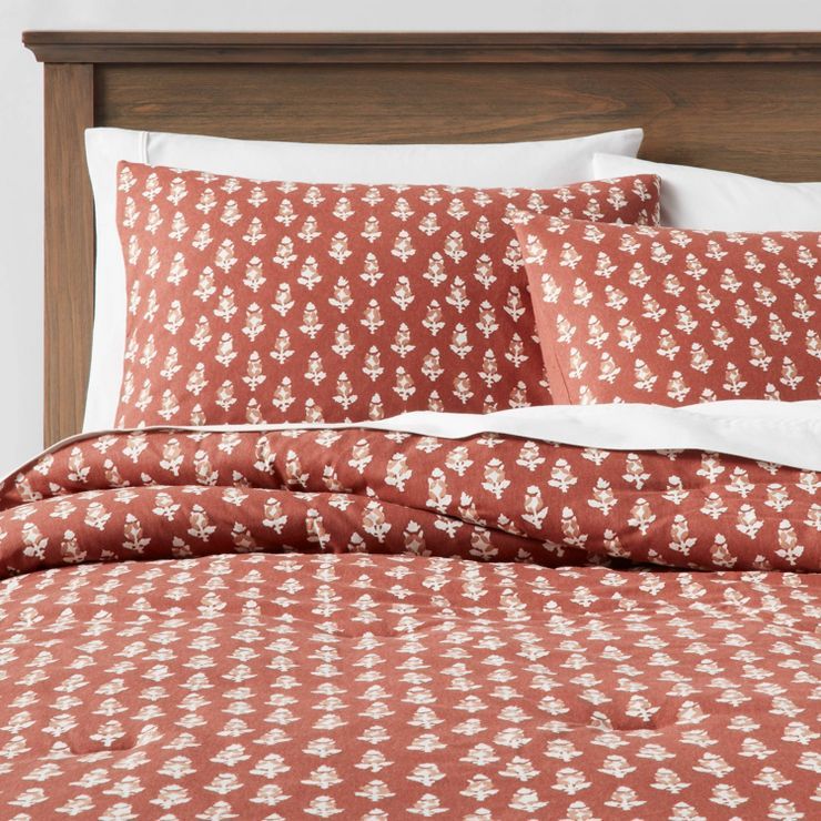 Flannel Comforter & Sham Set - Threshold&#153 | Target