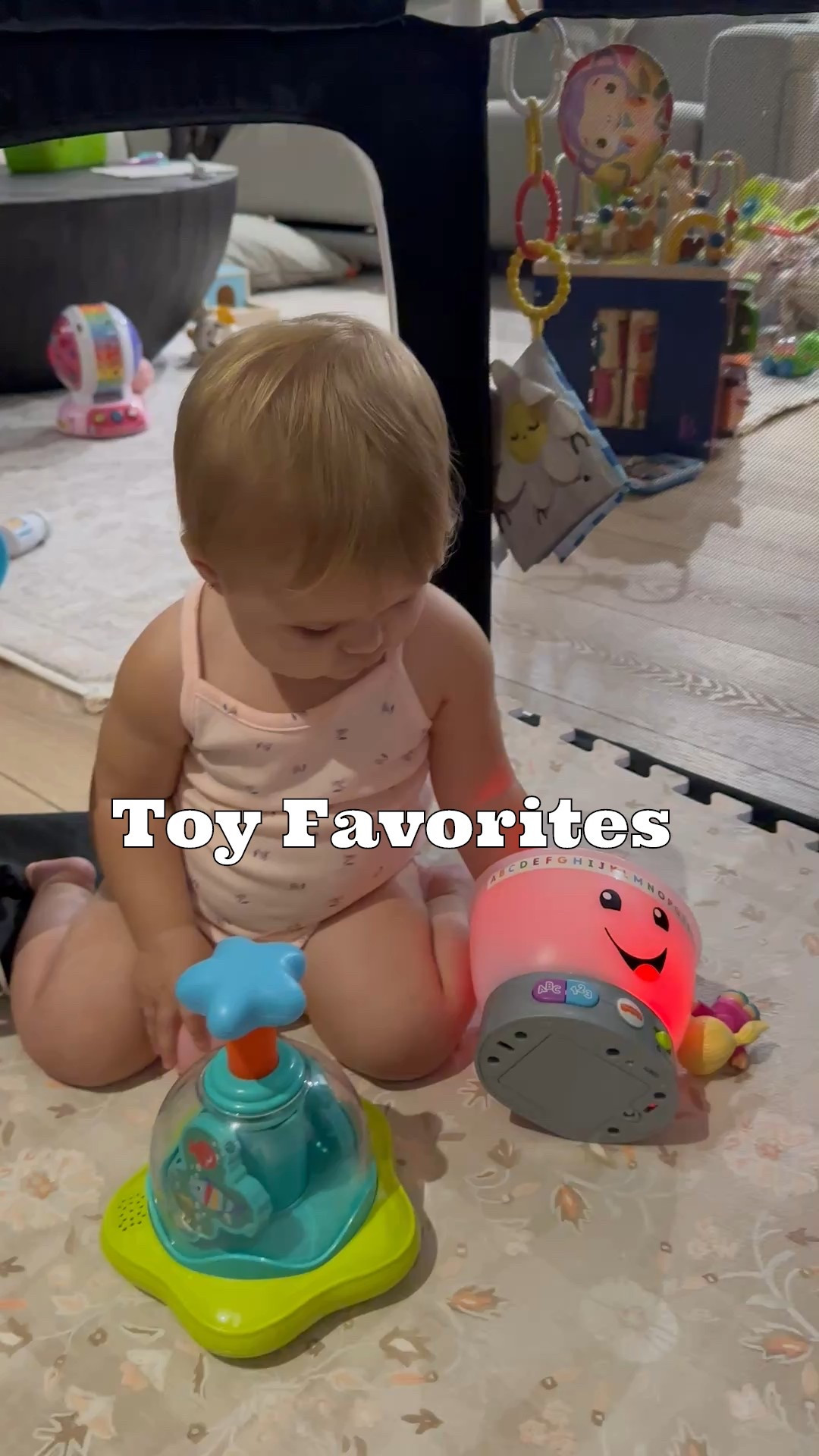 House of NOA discount code: WIFEONADIME Here’s a few toys that Bentlee loves! Baby toys, toddler toy, playpen 

#LTKBaby