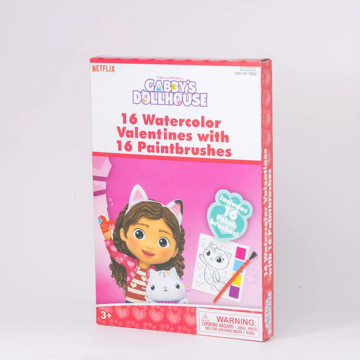 Paper Magic 16ct Gabby's Dollhouse Watercolor Valentine's Day Exchange Cards | Target