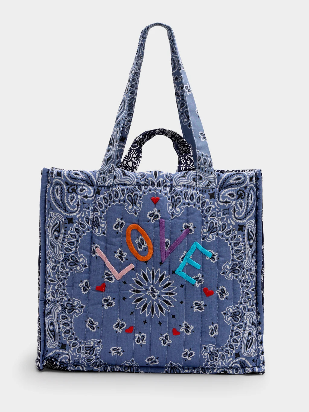 Call It By Your Name Quilted Maxi Cabas Tote | Saint Bernard